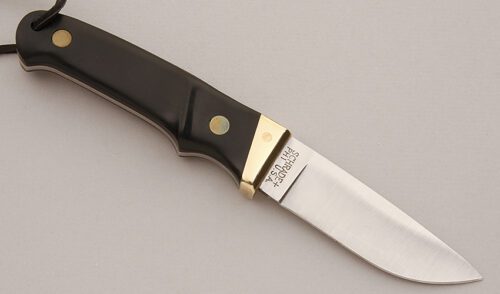 Schrade Cutlery PH1 Pro Hunter with Black Delrin Scales handle material - Obverse Side - Item #KLC15984