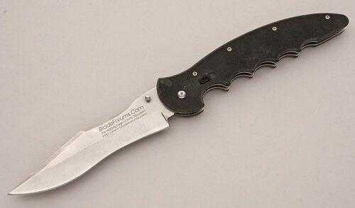R.E.K.A.T. Knives Sifu First Edition with Black G-10 Scales handle material - Obverse Side - Item #KLC16016