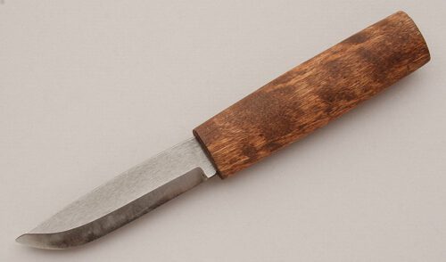 Unknown Maker Finnish Puukko with Exotic Wood Handle handle material - Obverse Side - Item #KLC16034
