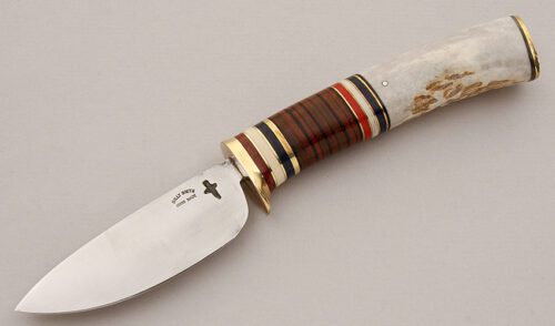 Billy Smith Skinner with Stag Handle handle material - Obverse Side - Item #KLC16045
