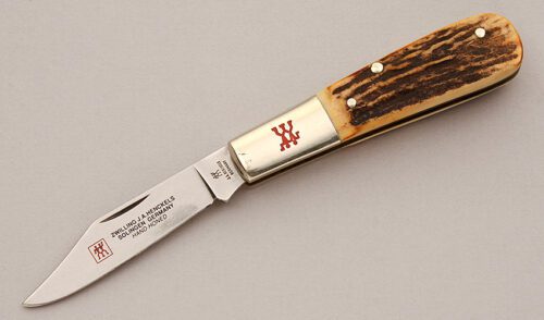 J.A. Henckels 14-8 Barlow with Stag Scales handle material - Obverse Side - Item #KLC16065