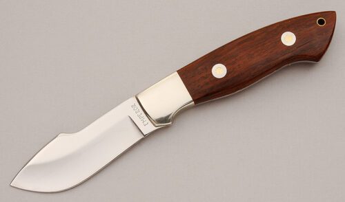 Aristocrat Knives Emperor Skinner with Rosewood Scales handle material - Obverse Side - Item #KLC16082