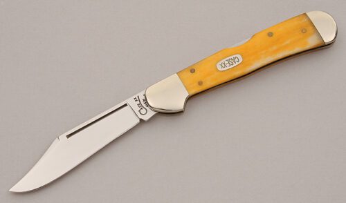 Case Cutlery 61549 Copperlock with Smooth "Mango" Bone Scales handle material - Obverse Side - Item #KLC16098