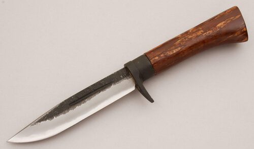 Unknown Maker Japanese Hunter with Cherry Wood Handle handle material - Obverse Side - Item #KLC16114