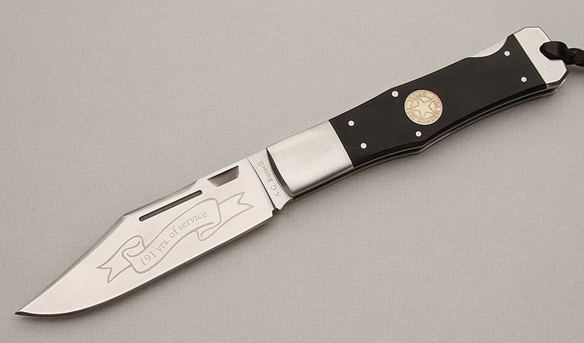 A.G. Russell 2014 Texas Ranger Lockback - KLC16963 - Secondary Knife Market