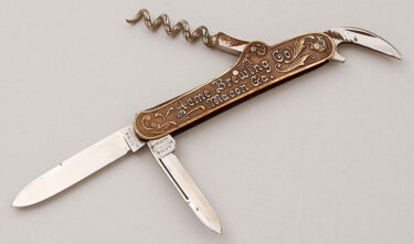 with handle material - Obverse Side - Item # KLC17128
