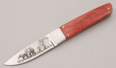 with handle material - Obverse Side - Item # KLC17320